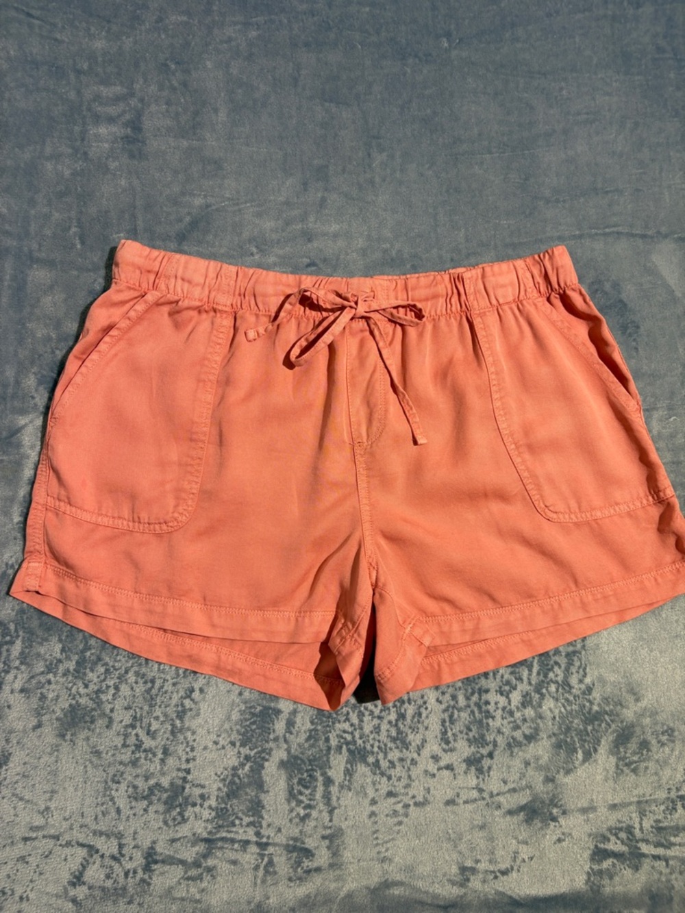 GAP Pink Drawstring Elastic-Waist Casual Shorts